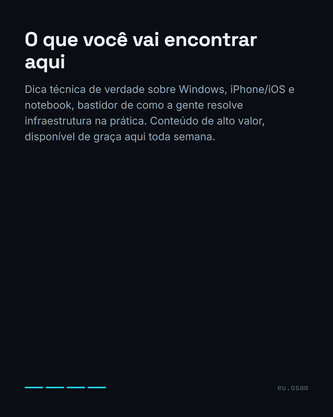 Oi, eu sou o Sam 👋 — slide 5