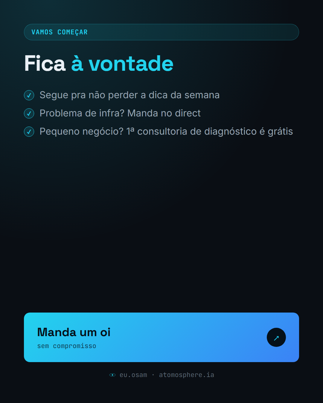 Oi, eu sou o Sam 👋 — slide 6