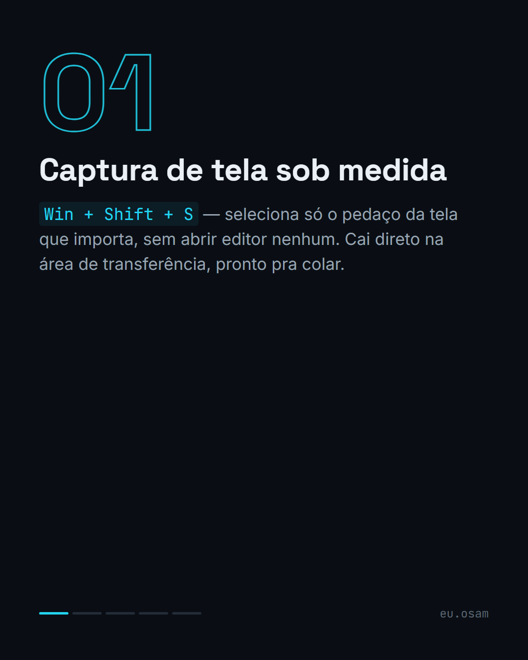 7 atalhos de Windows que vão te poupar horas — slide 2