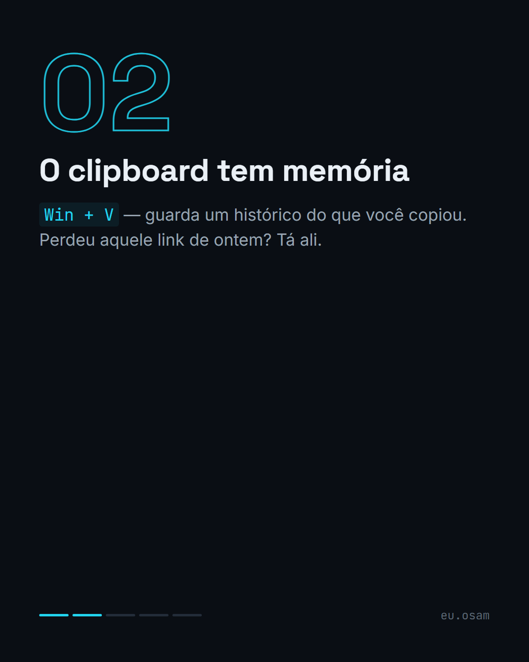 7 atalhos de Windows que vão te poupar horas — slide 3
