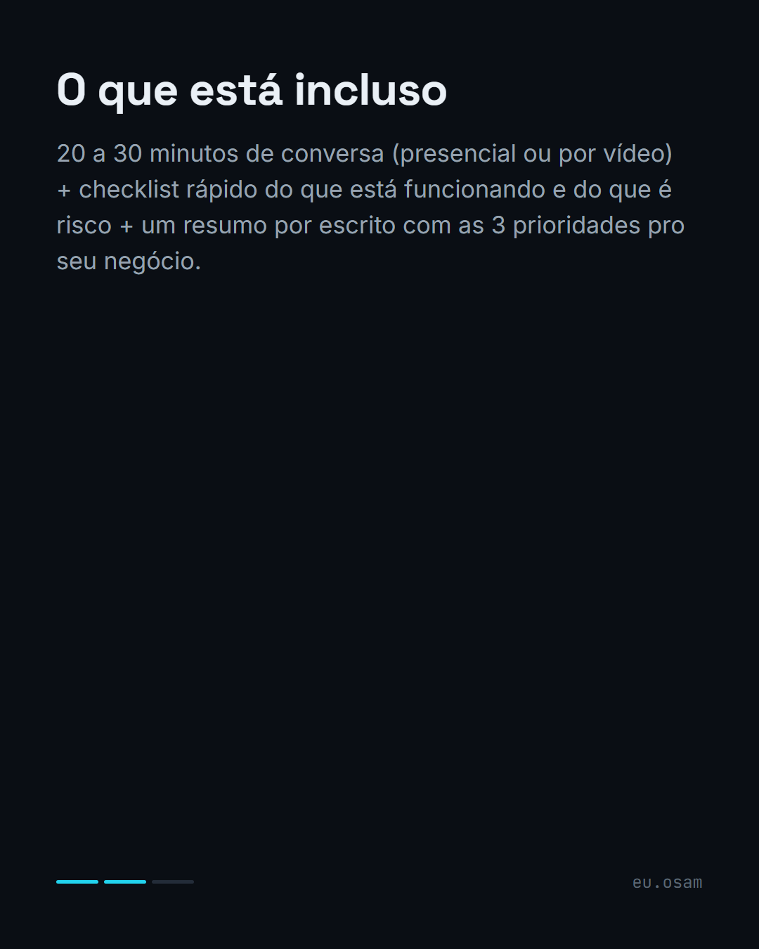 Consultoria de tecnologia grátis pro seu negócio — slide 3