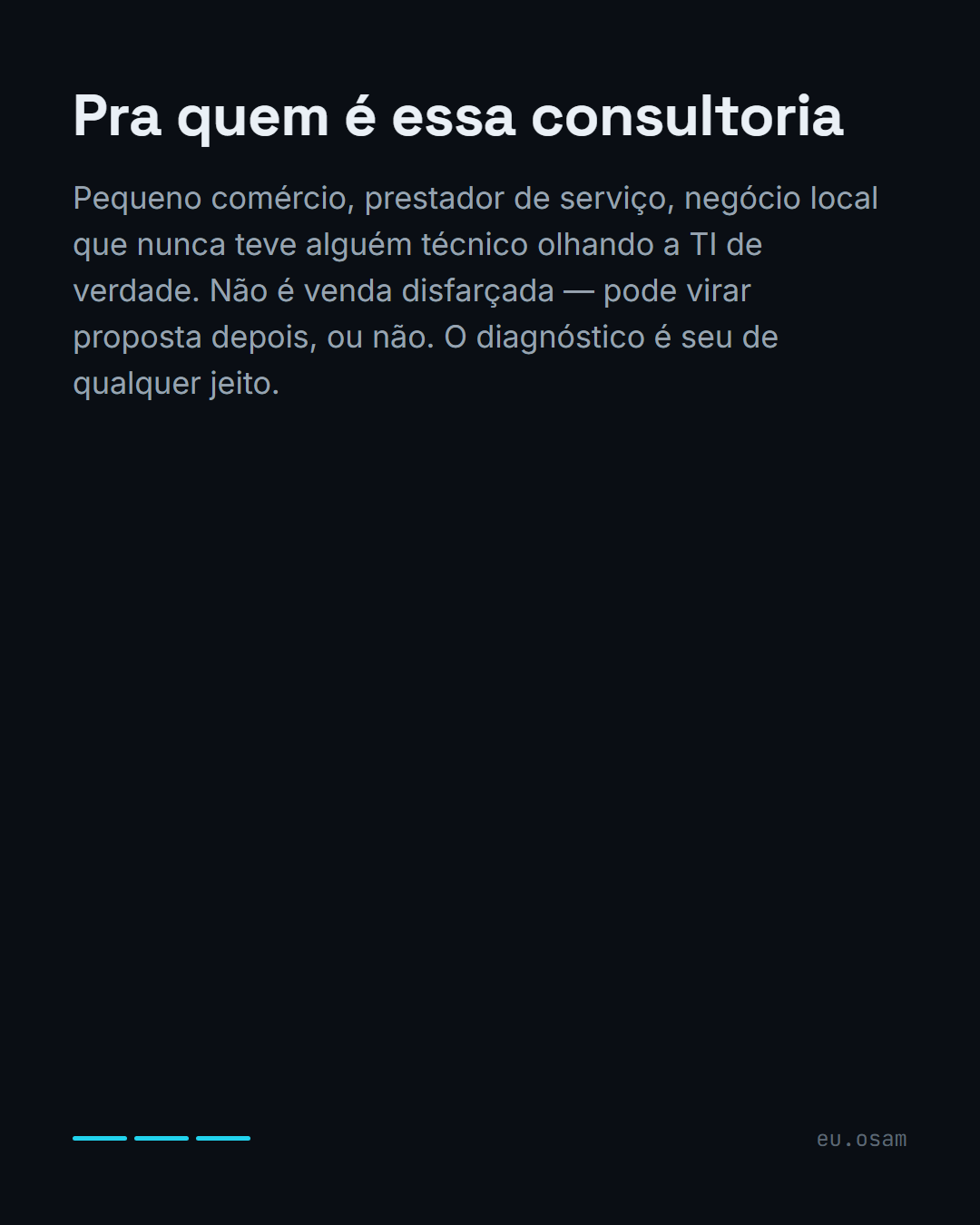 Consultoria de tecnologia grátis pro seu negócio — slide 4