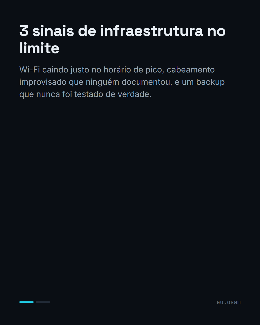 Sua rede aguenta o crescimento da sua empresa? — slide 2