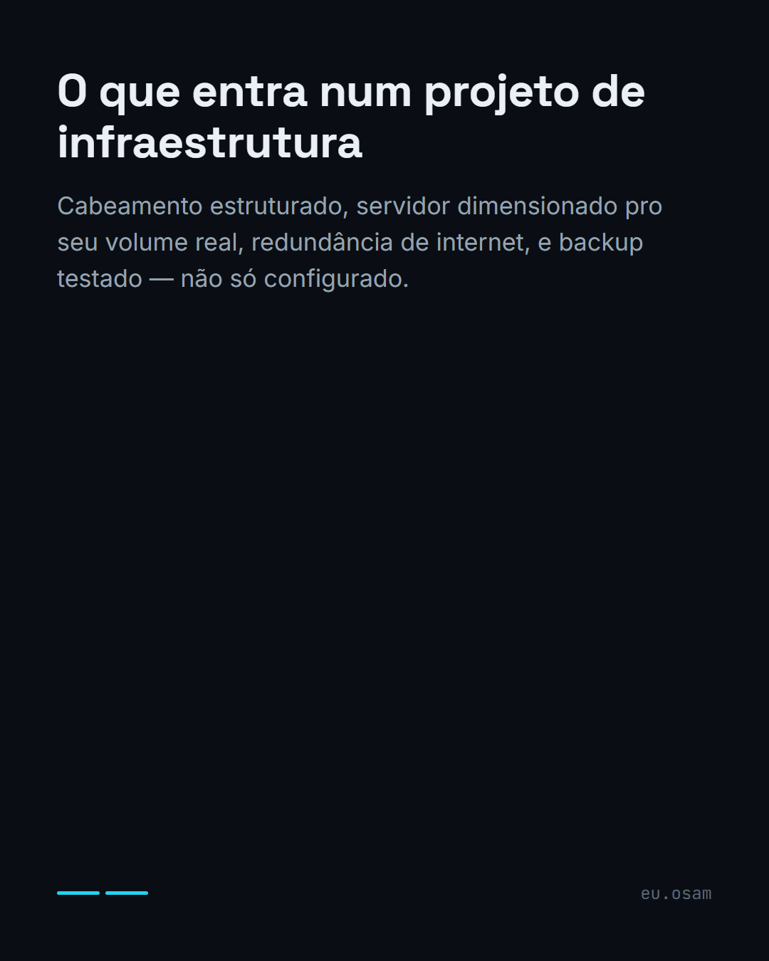 Sua rede aguenta o crescimento da sua empresa? — slide 3