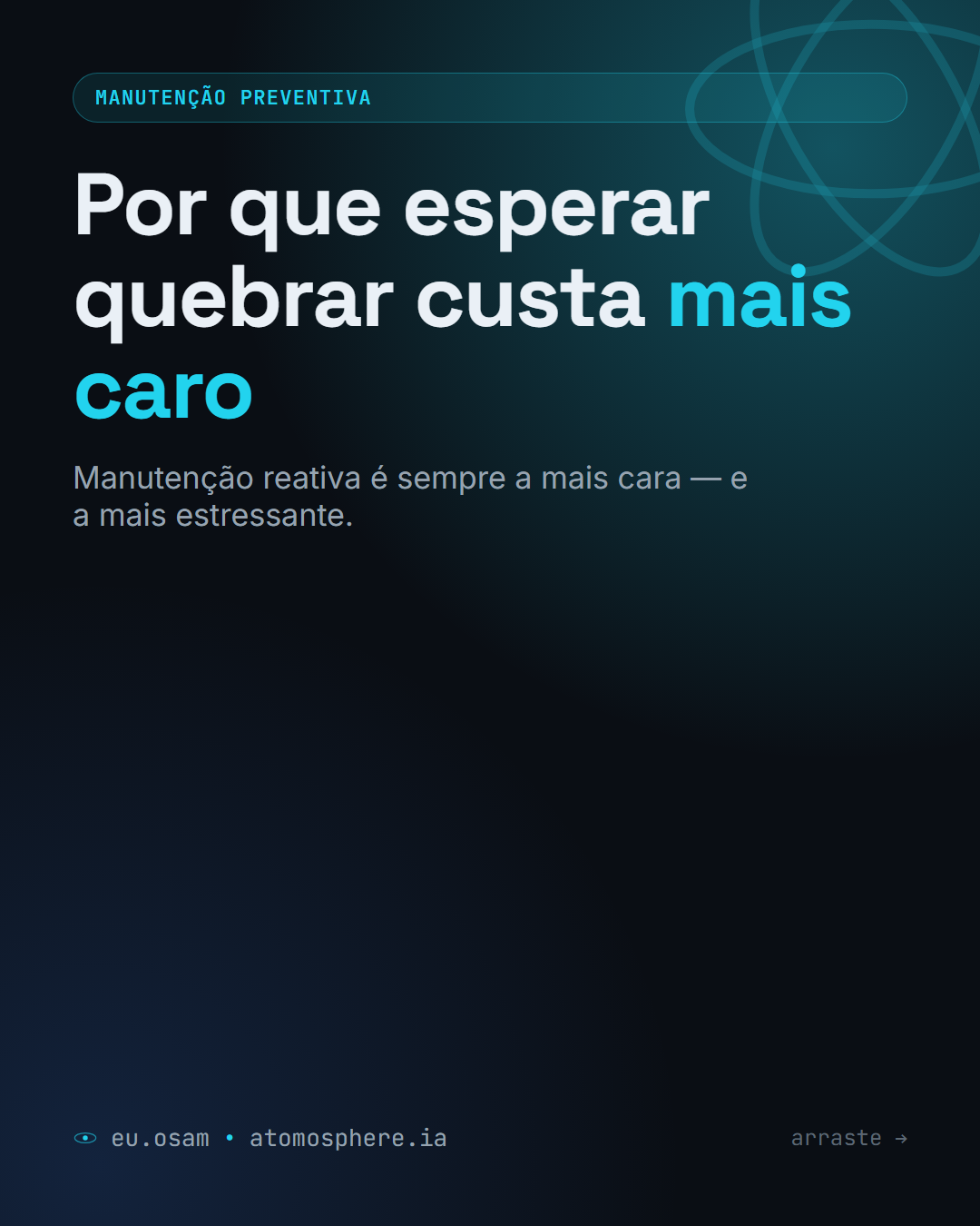 Por que esperar quebrar custa mais caro — slide 1