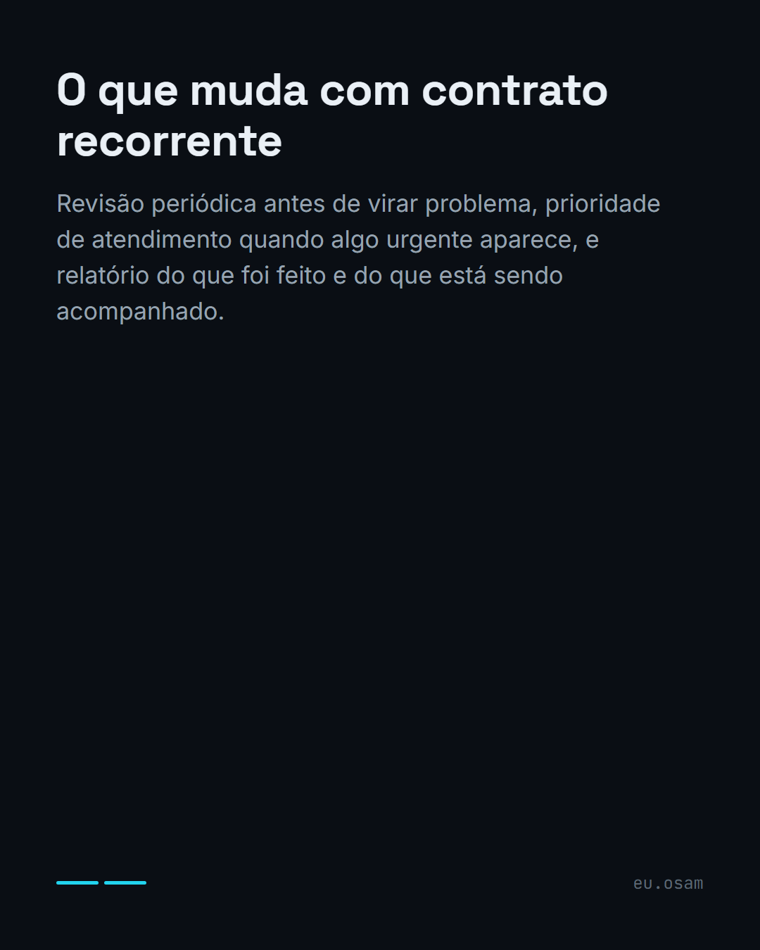 Por que esperar quebrar custa mais caro — slide 3