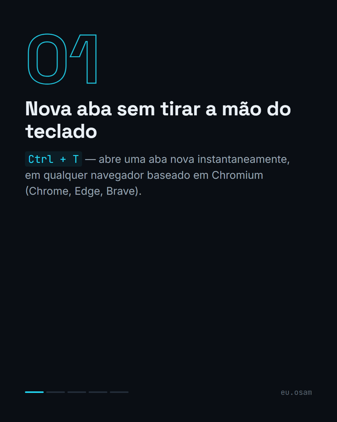 5 atalhos de navegador que economizam cliques todo dia — slide 2