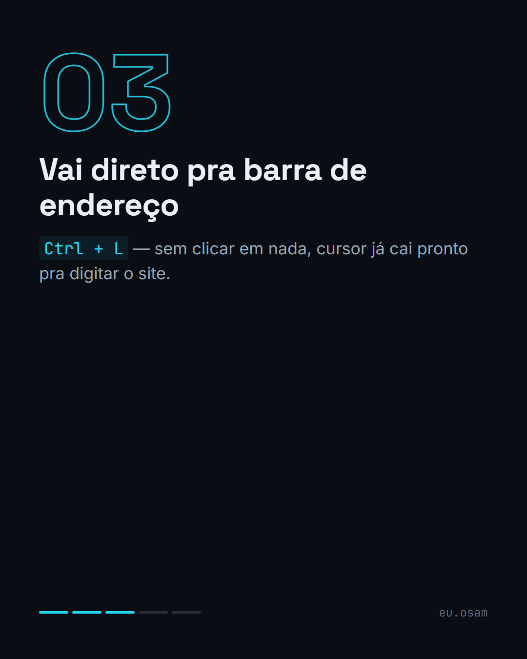 5 atalhos de navegador que economizam cliques todo dia — slide 4
