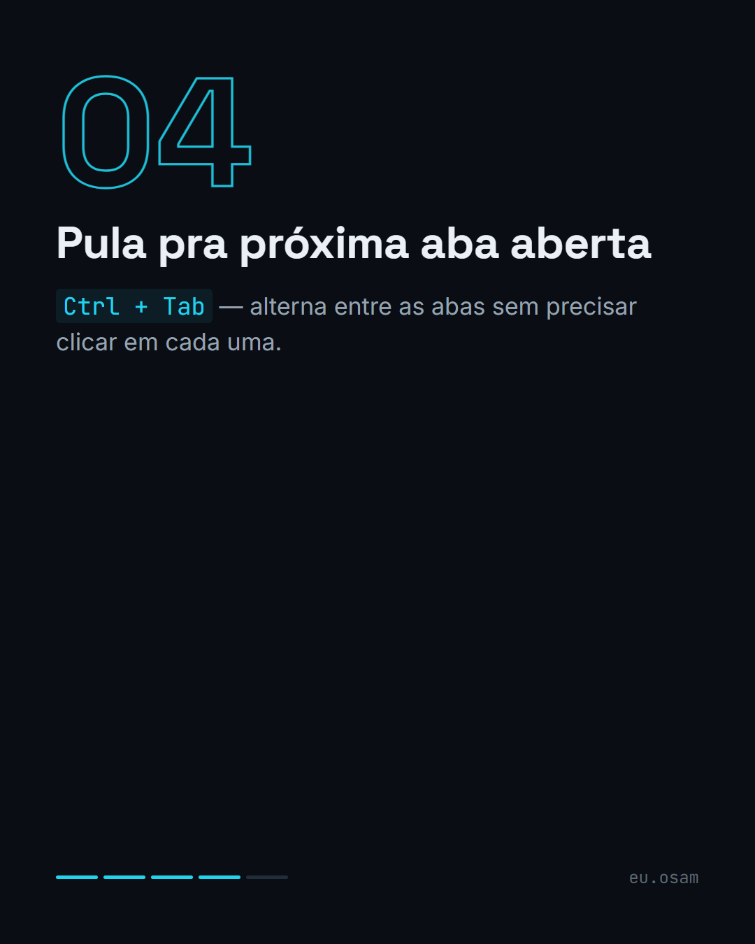 5 atalhos de navegador que economizam cliques todo dia — slide 5