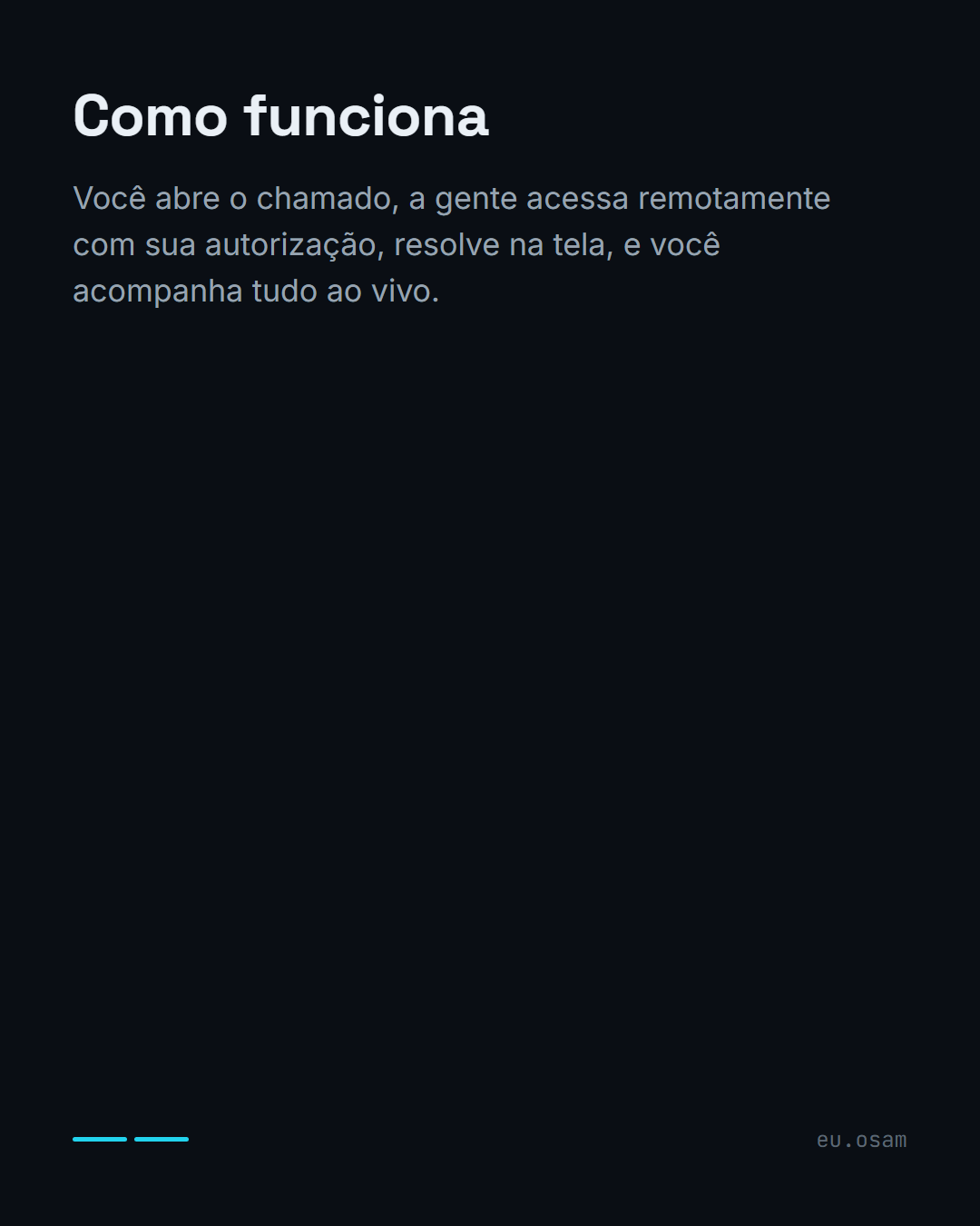 Problema de TI não escolhe hora — slide 3